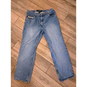 US Polo Assn Mens Light Wash Straight Leg Jeans Size 33x30 Cotton